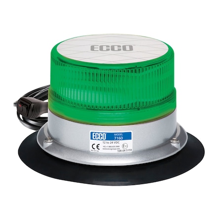 Ecco Led Beacon Reflex, 1224Vdc, 15 Flash 7160G-VM